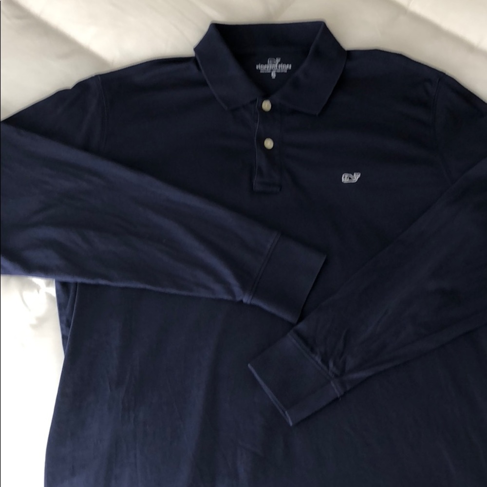 Vinyard Vines Boys Long Sleeve Polo Shirt